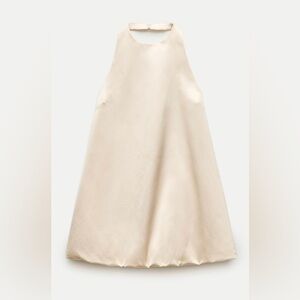 Zara open back dress